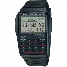 Montre Casio Vintage - Edgy Collection Databank - Noir - DBC-32-1A