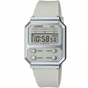 Montre Casio Vintage - Edgy Collection Lady -  Beige - A100WEF-8A