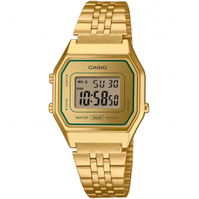 Montre Casio Vintage - Mini Collection - Dor & Vert - LA680WEGV-9A