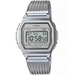 Montre Casio Vintage - Premium Collection Lady - Argent - A1000MA-7