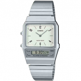 Montre Casio Vintage - Srie AQ-800 - Blanc - AQ-800E-7A2