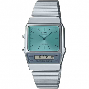 Montre Casio Vintage - Srie AQ-800 - Turquoise - AQ-800EC-2A