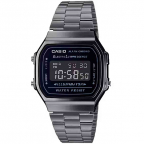 Montre Casio Vintage - Srie Iconic - Gris Fonc - A168WEGG-1B