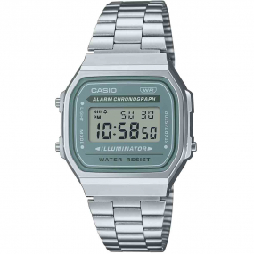 Montre Casio Vintage - Srie Iconic - Vert Pastel - A168WA-3AY