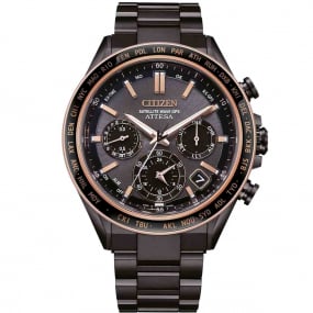 Montre Citizen Attesa Satellite Wave 44.5 mm- CC4074-61W