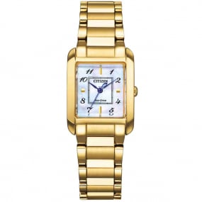 Montre Citizen Ladies Square Eco-Drive 28.4 x 21.5 mm- EW5602-81D