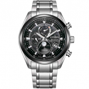 Montre Citizen Tsuki Yomi Eco Drive 43 mm- BY1018-80E