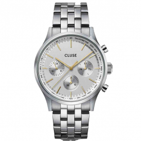 Montre Cluse Anthor Multifunction Steel Silver Bicolour, Silver Colour -  - CW21010