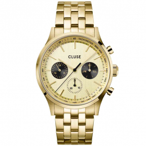 Montre Cluse Anthor Multifunction Watch Steel Full Gold, Gold Colour -  - CW21006