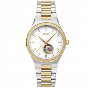 Montre Cluse Femme Cluse Vigoureux Automatic Watch - White - Bicolour - CW24105