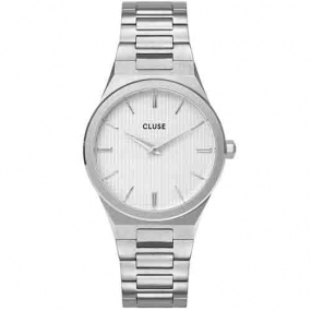 Montre Cluse Femme Cluse Vigoureux H-Link Silver Snow White/Silver - CW0101210003