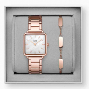 Promotion Cluse - Gift Box La Cluse - Watch and Bracelet Rose Gold Colour -  - CG10316