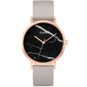 Promotion Cluse - La Roche Rose Gold Black Marble/Grey - 38 mm - CL40006