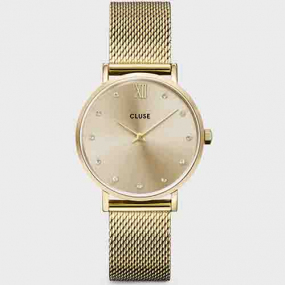 Montre Cluse Minuit Watch Mesh Full Gold Colour CW10208