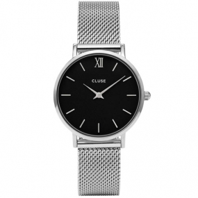 Promotion Cluse - Minuit Mesh Rose Gold/Black - 33 mm - CW0101203005