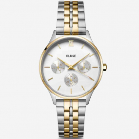 Montre Cluse Montre Cluse Minuit Multifunction Watch Steel, Bicolour -  - CW10704