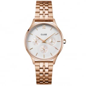 Montre Cluse Montre Cluses femme - Multifunction Watch Steel, Rose Gold Colour -  - CW10702