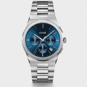 Cluse pas Cher - Chrono - Silver - Blue - CW20801