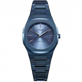 Montre D1 Milano Astral Night - Femme  Quartz- cadran Bleu- 30 mm - ACier et PVD bleu marine - UTBL33