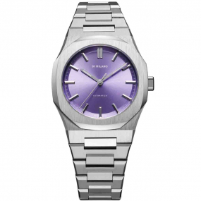 D1 Milano - Automatico Liliac Code - Unisexe  Automatique- cadran Violet- 36 mm - Acier inoxydable - ATBU03