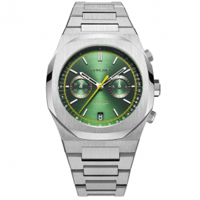 D1 Milano - Chronograph Noble - Homme  - cadran Vert-  -  - CHBJ10