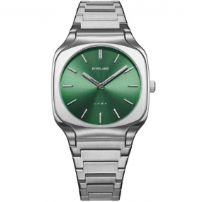 Montre D1 Milano Eden Green - Homme  Quartz- cadran Vert- 37 mm - Acier inoxydable - SQBJ06