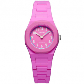 Montre D1 Milano Flamingo - Enfant  Quartz- cadran Rose- 32 mm - Polycarbon Rose - NCBJ03