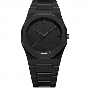 Montre D1 Milano Polycarbon Shadow - Homme  Quartz- cadran Noir- 40,5 mm - Polycarbonate - PCBJ10