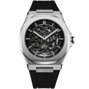 Montre D1 Milano Skeleton - Homme  Automatique- cadran - 41.5 mm - Acier inoxydable - SKRJ10