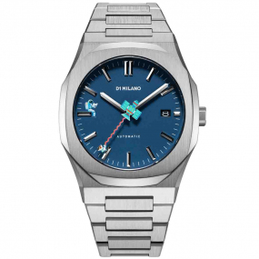 Montre D1 Milano Spacewalk  - Homme  Automatique- cadran Bleu- 41.5 mm - Acier inoxydable - ATBJ14