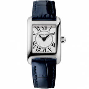 Montre Frdrique Constant Classics Carre Ladies Quartz Cadran Blanc Bracelet Cuir - FC-200MC16