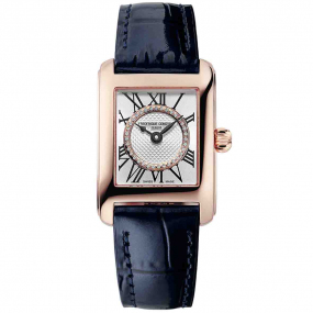 Frdrique Constant Promotion Carre Ladies Quartz Cadran Blanc Bracelet Cuir - FC-200MCDC14