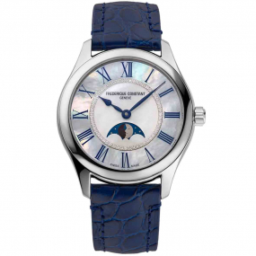 Montre Frdrique Constant Classics Elegance Luna Automatique Cadran Nacr Bracelet Cuir - FC-331MPWND3B6