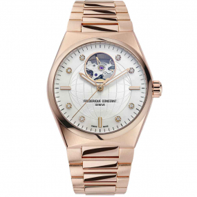 Frdrique Constant Ladies Automatic Heart Beat Automatique Cadran Nacr Bracelet Plaquage or rose - FC-310MPWD2NH4B