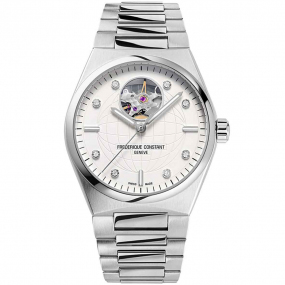 Frdrique Constant Ladies Automatique Cadran Blanc Bracelet Acier inoxydable - FC-310SD2NH6B