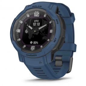 Montre Garmin Instinct Crossover Solar - Bleue 45 mm- 010-02730-02