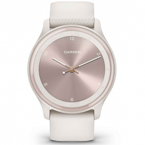 Montre Garmin Vivomove Sport White cream Silicone 40 mm- 010-02566-01