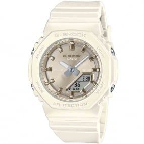 Montre GShock Classic Lady - Srie GMA-P2100 - Blanc 46 x 40.2 mm- GMA-P2100ST-7A