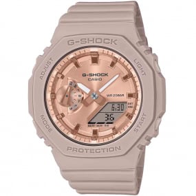 Montre GShock Classic Lady - Srie GMA-S - Beige & Or Rose 46.2 x 42.9 mm- GMA-S2100MD-4A