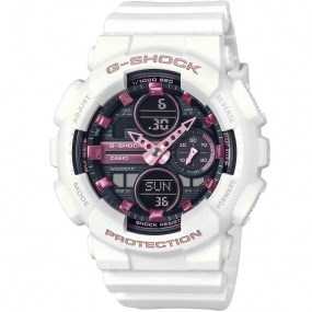 Montre GShock Classic Lady - Srie GMA-S - Blanc & Violet 49 x 45.9 mm- GMA-S140M-7A