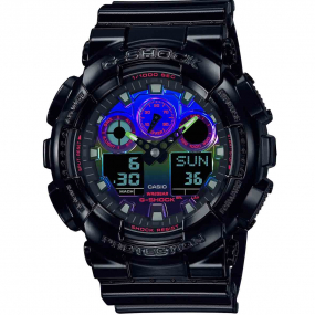 Montre GShock Classic - Srie GA-100 - Virtual Rainbow 55  51.2 mm- GA-100RGB-1A