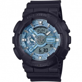 Montre GShock Classic - Srie GA-110 - Noir & Bleu Ciel 55 x 51.2 mm- GA-110CD-1A2