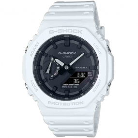 Montre GShock Classic - Srie GA-2100 - Blanc 48.5 x 45.4 mm- GA-2100-7A