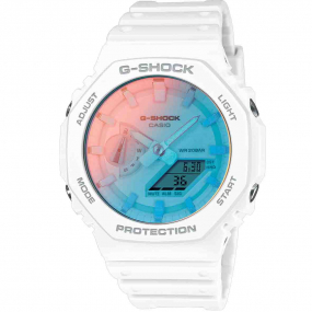 Montre GShock Classic - Srie GA-2100 - Dgrad Orange & Bleu 48.5 x 45.4 mm- GA-2100TL-7A