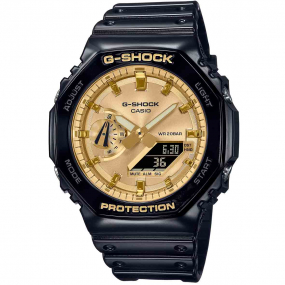 Montre GShock Classic - Srie GA-2100 - Noir & Or 48.5 x 45.4 mm- GA-2100GB-1A