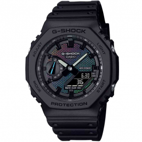 Montre GShock Classic - Srie GA-2100 - Rainbow Brick Wall 48.5 x 45.4 mm- GA-2100RW-1A