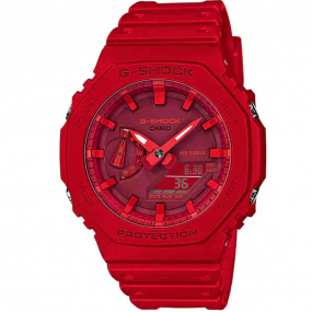 Montre GShock Classic - Srie GA-2100 - Rouge 48.5 x 45.4 mm- GA-2100-4A