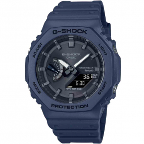 Montre GShock Classic - Srie GA-B2100 Solaire - Bleu fonc 48.5 x 45.4 mm- GA-B2100-2A