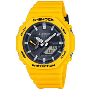 Montre GShock Classic - Srie GA-B2100 Solaire - Jaune 48.5 x 45.4 mm- GA-B2100C-9A