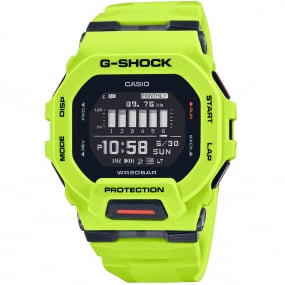 Montre GShock G-Squad - Srie GBD-200 - Vert Fluo 48.5 x 45.4 mm- GBD-200-9